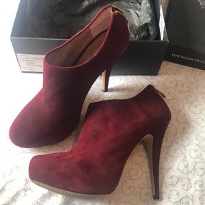 Vince Camuto suede booties